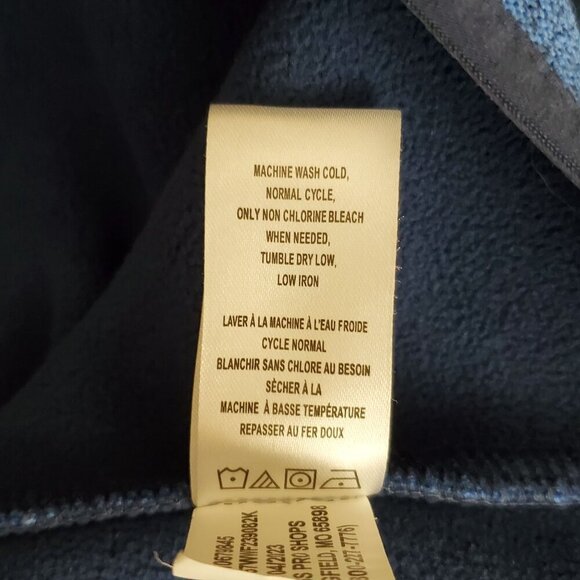 World Wide Sportsman Echo Windproof Blue Full-Zip Jacket Womans Large - Picture 8 of 12